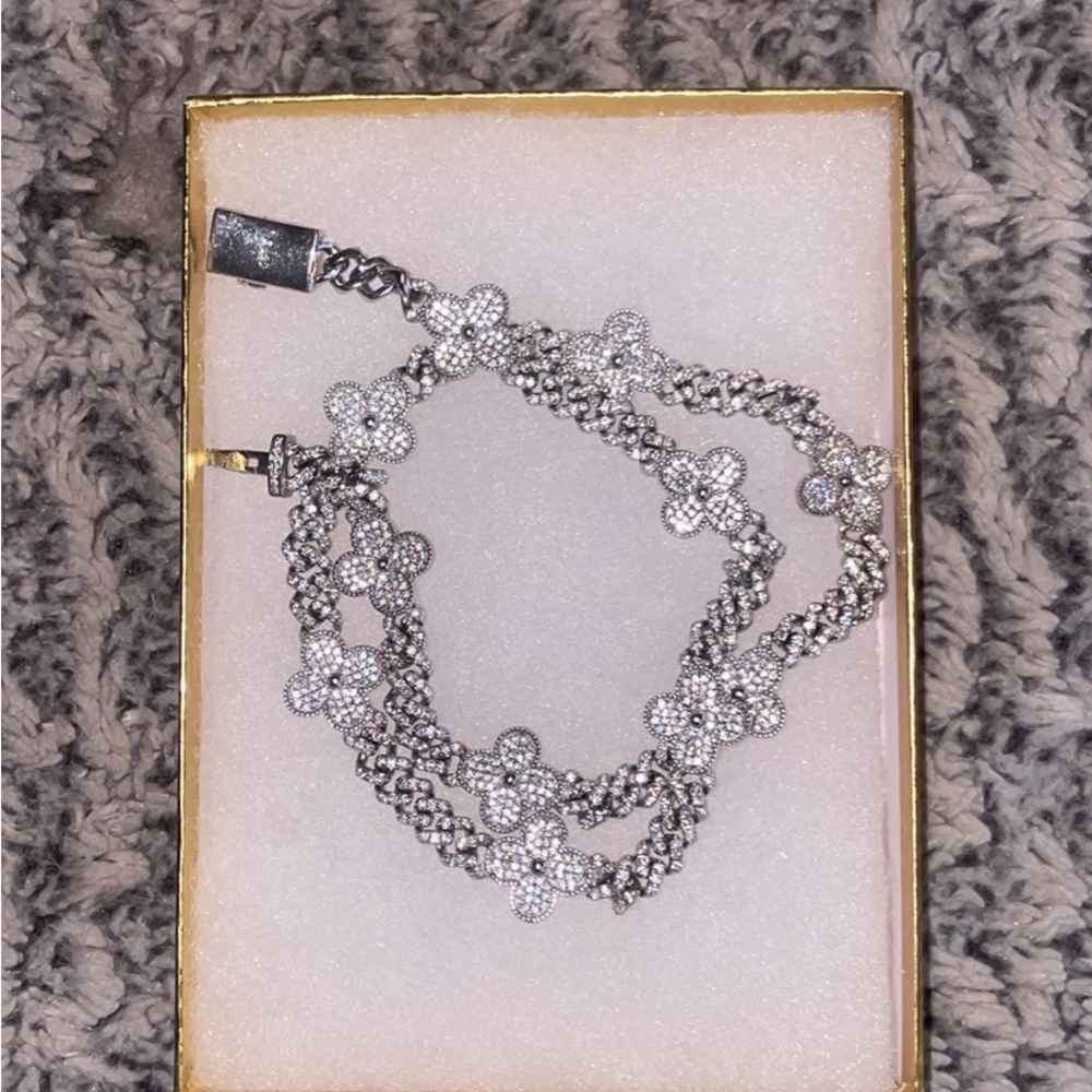 Eye Candy Diamond Cuban Clover Chain